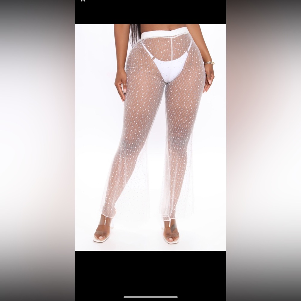 Rise and sparkle rhinestone cover up